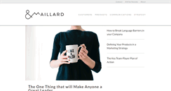 Desktop Screenshot of andreamaillard.com